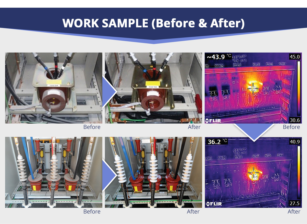 Work sample (Before & After)